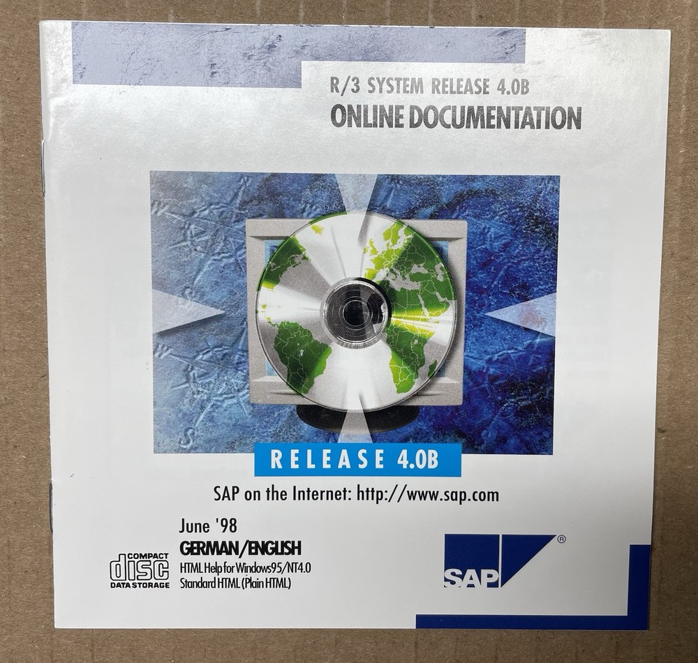 Vintage SAP Software Bundle - R/3 System - AcceleratedSAP