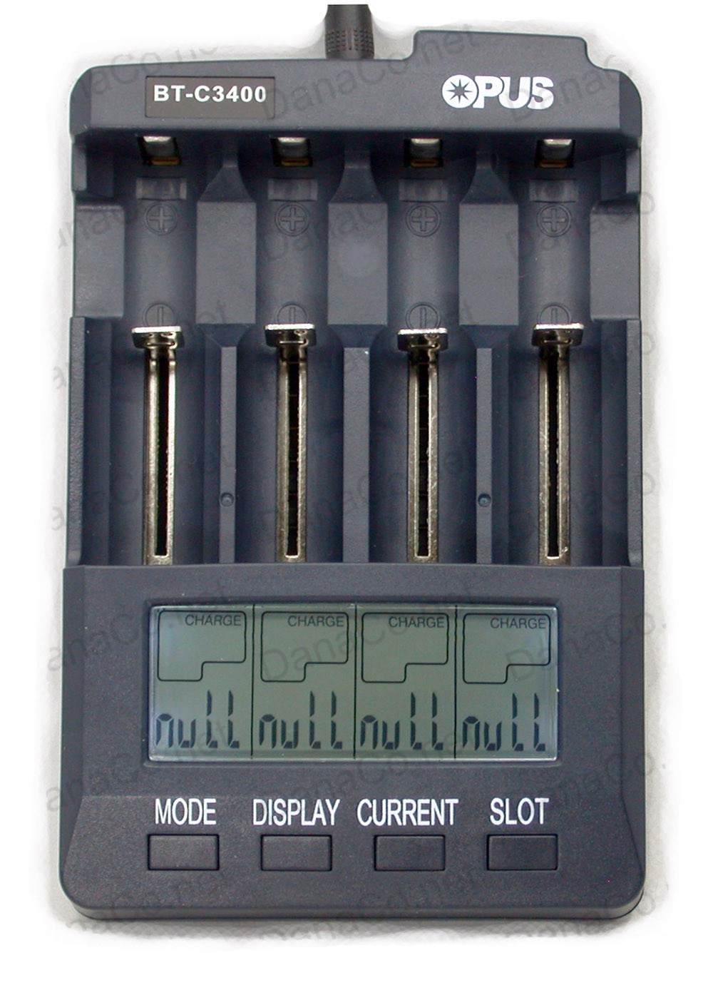 BT-C3400 V31 Opus Battery Charger Analyzer Li-ion 18650 26650 3100 NiMH AA AAA C
