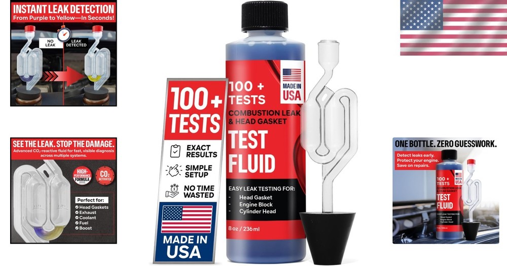 Essential Engine Maintenance Kit - Combustion Leak Testing with 100+ Uses