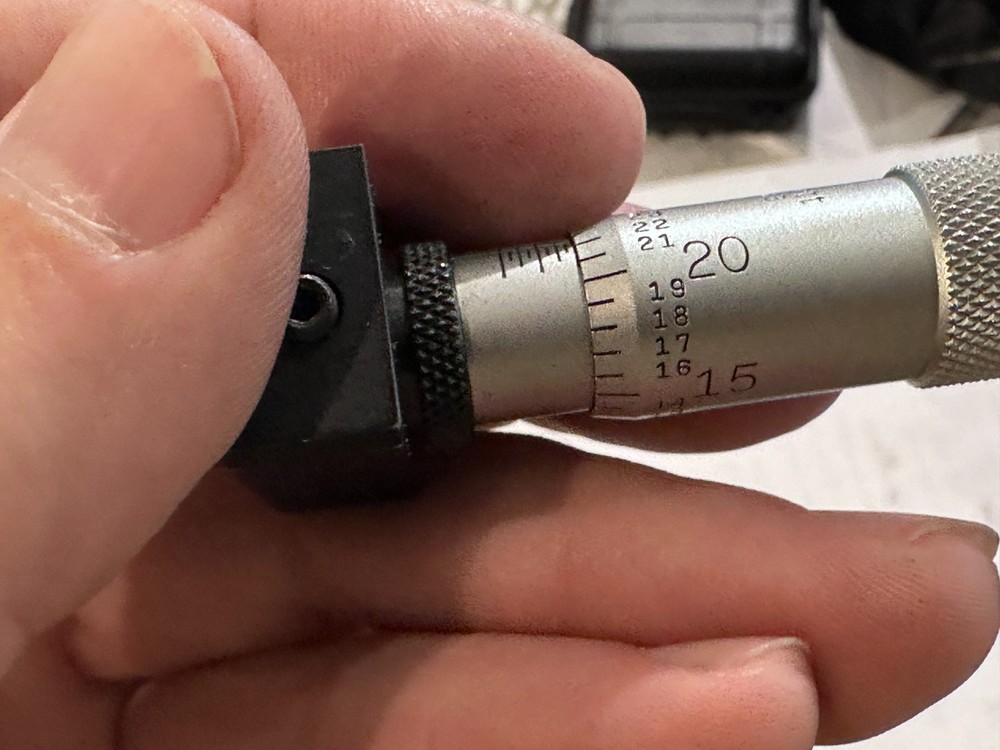 Starrett 263 Ratched Thimble 0-1" Range .001" Micrometer Head