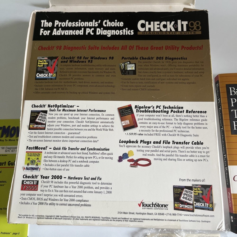 Check It 98 Professional PC Software for windows 95/98