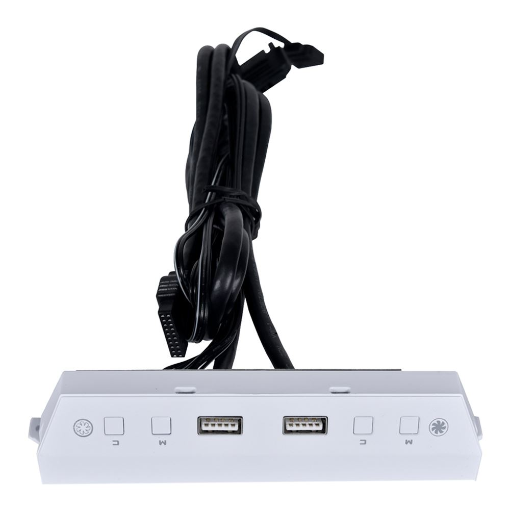 New Lian Li Lancool 216 Additional IO Kit - White - ARGB control / USB Module