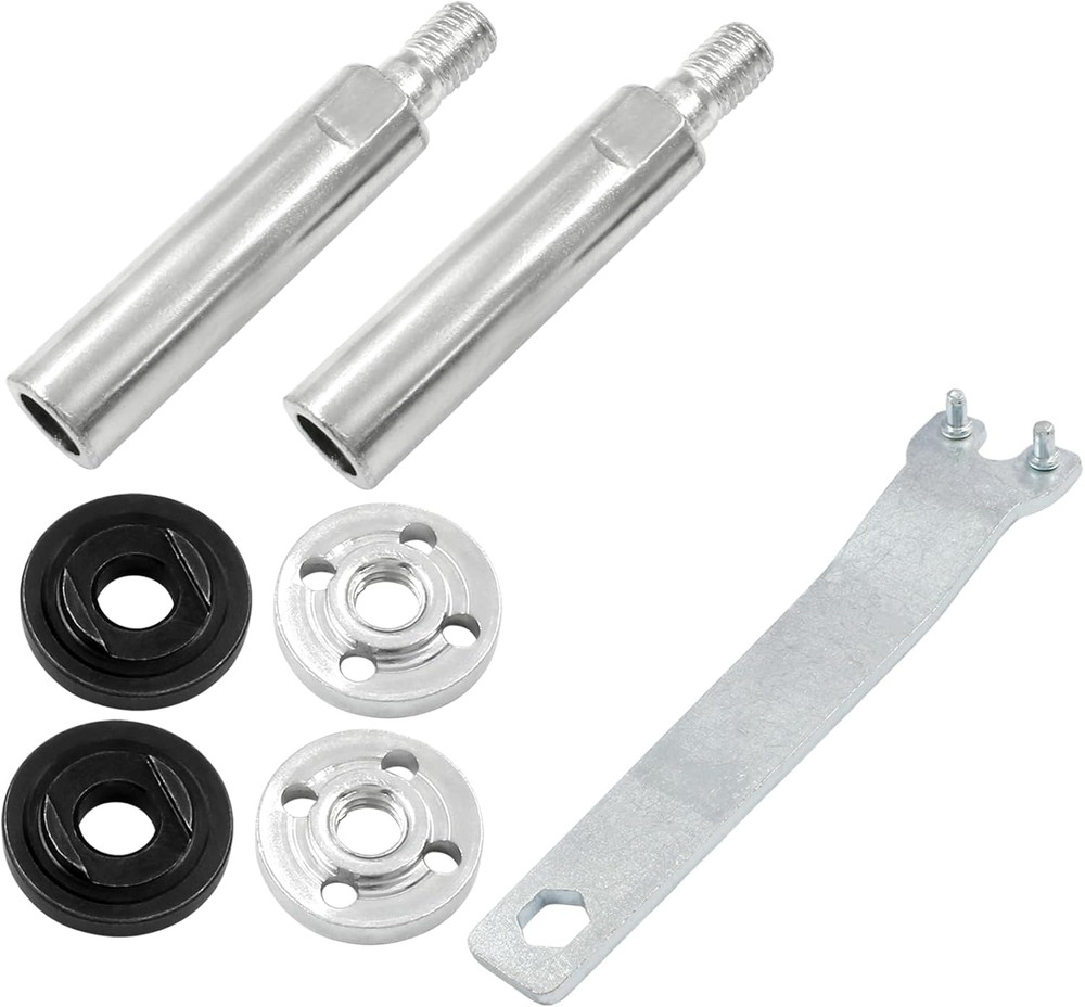 2 Sets Angle Grinder Extension Shaft Set, M10 Thread Angle Grinder Extension ...