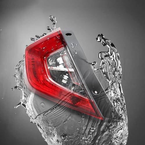 Outer Tail Light Halogen Left Side Compatible with Civic Sedan 2016-2020 w/o