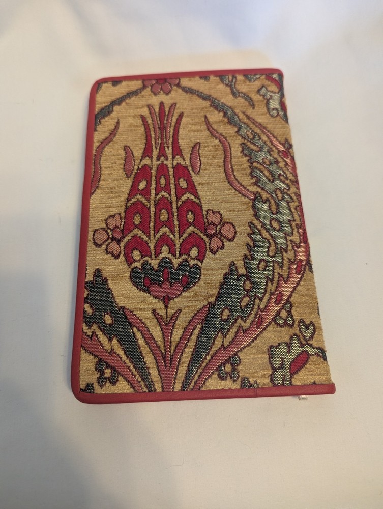 Beautiful Turkish fabric covered lined journal
