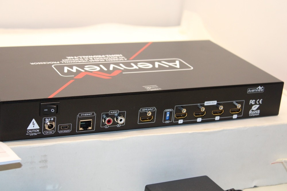 Avenview HDM2-PROWALL-T4K 4K 4-Display Video Wall Processor w/Rotation