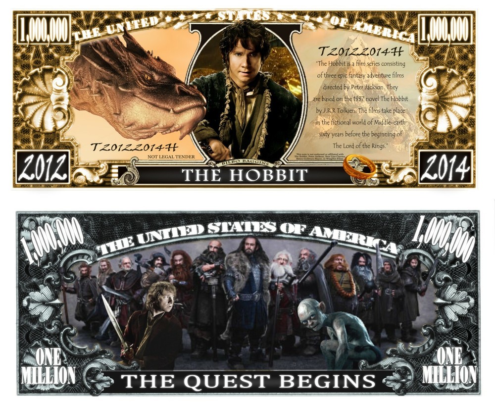 OUR HOBBIT NOVELTY NOTE (25 Bills)