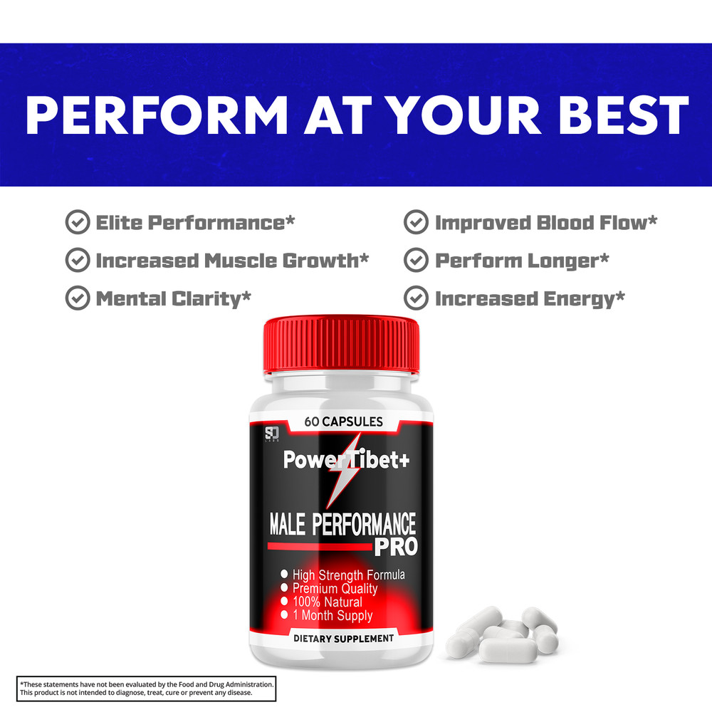 Power Tibet + Enhanced Vitality and Performance Support for Men (5 Pack)