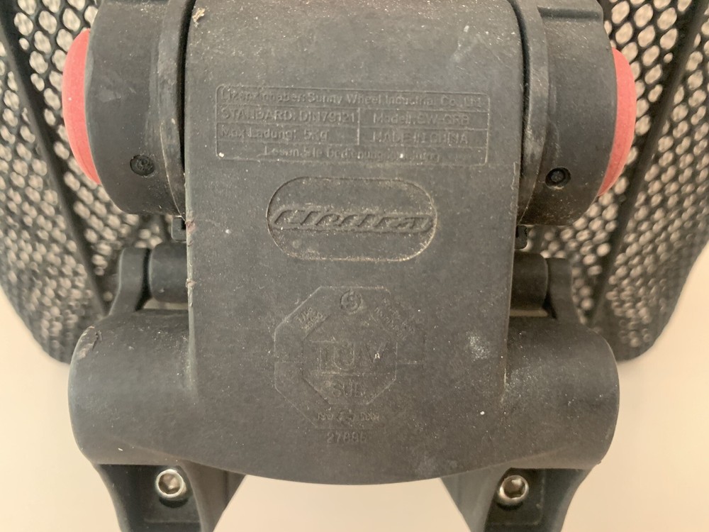 Sunlite Quick Release Black Wire Mesh Bicycle Basket