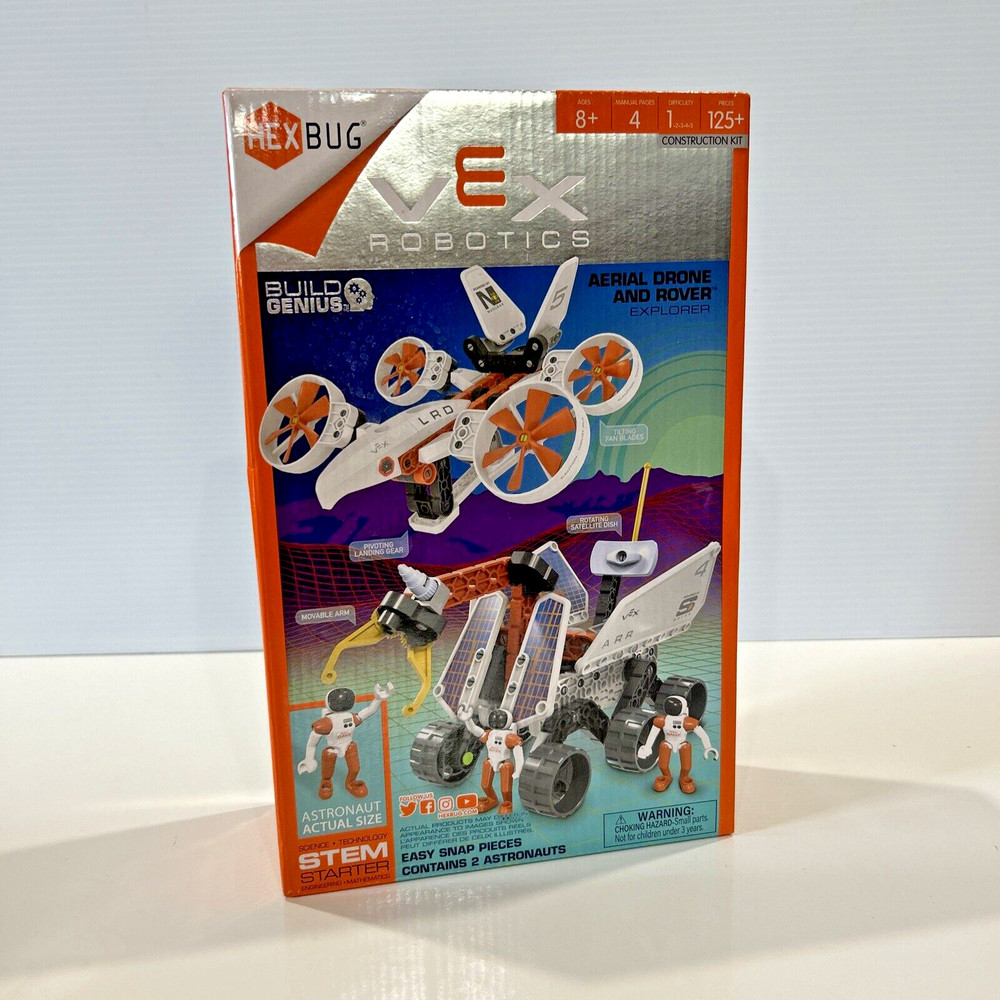 HexBug Vex Robotics Construction Kit: Aerial Drone & Rover Explorer