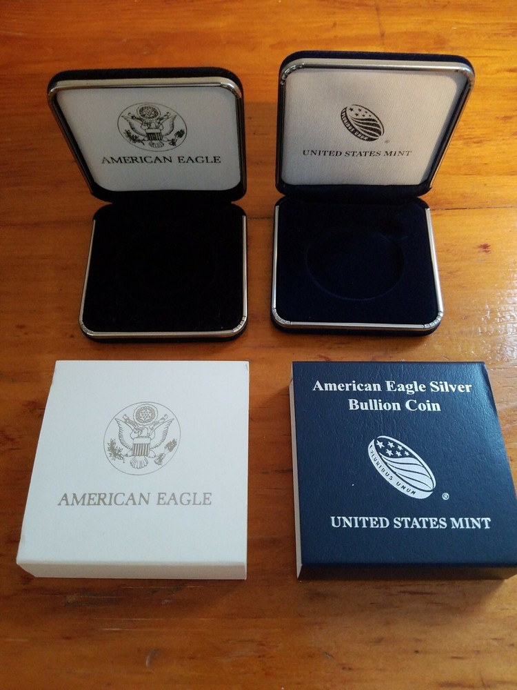 1oz Silver Eagle Storage/Display Cases With 50 Coin Flips