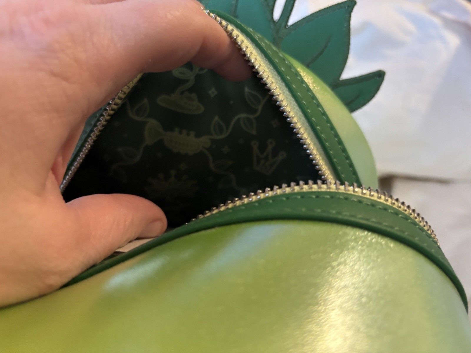 Loungefly Disney Princess Green Mini Backpack Tiana all