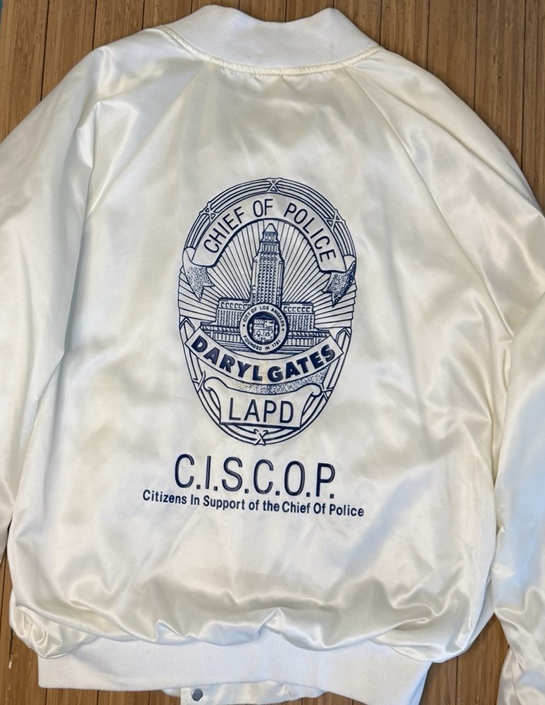 Original LAPD Daryl Gates C.I.S.C.O.P. Jacket