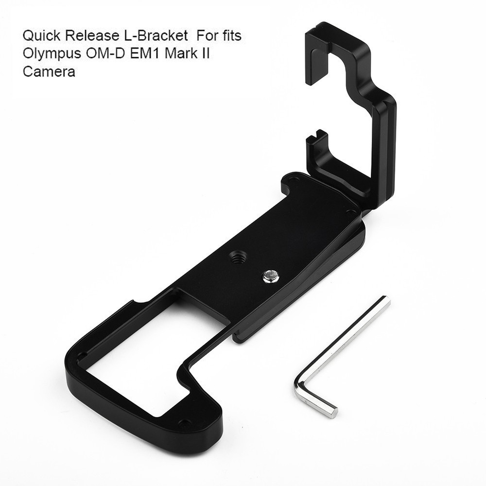 Quick Release L-bracket Camera Grip Custom For Olympus OM-D (E-M1 Mark II) for