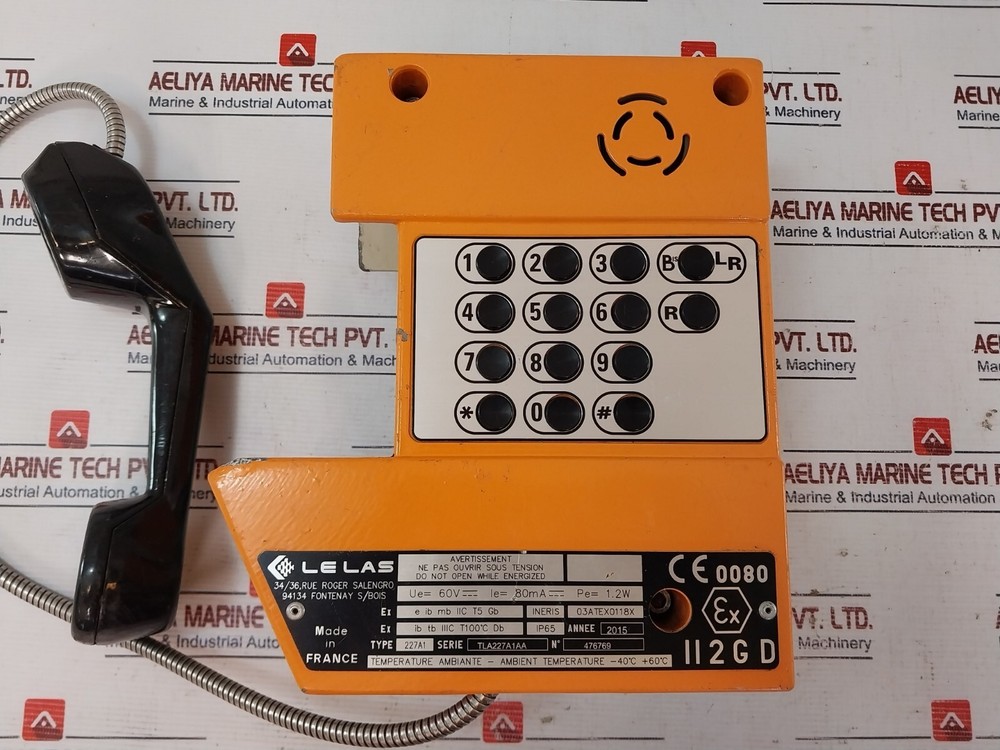 LE LAS 227A1 Explosion Proof Telephone 60V