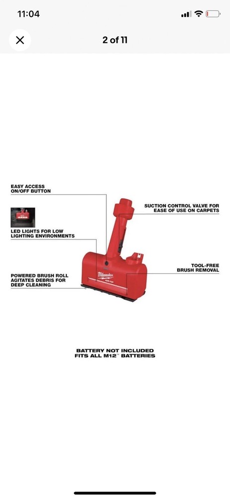 Milwaukee M12 Air-Tip Utility Nozzle (Bare Tool)