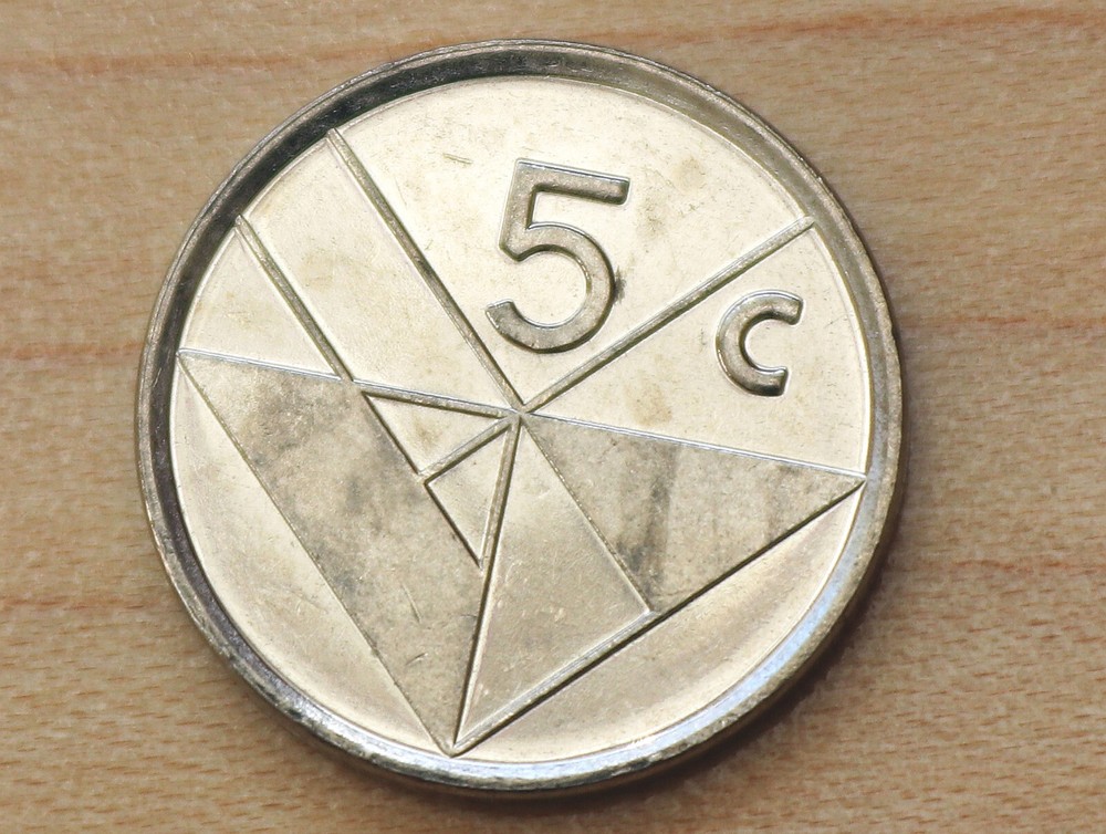 1999 Aruba 5 Cents