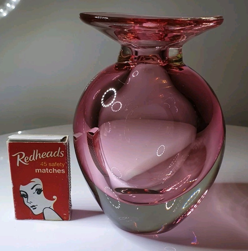 Murano Sommerso Bud Vase