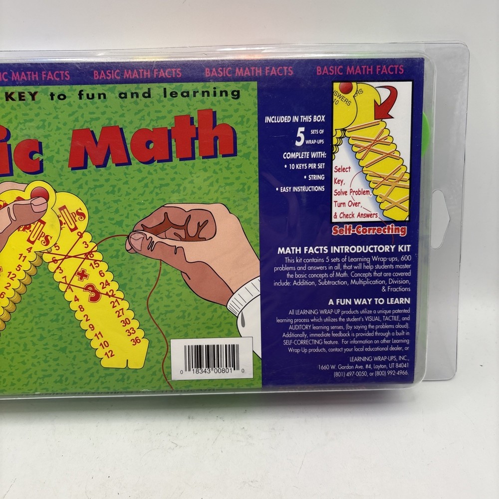 NEW Learning Wrap-Ups Basic Math Facts: Addition, Subtraction, Multiplication CD