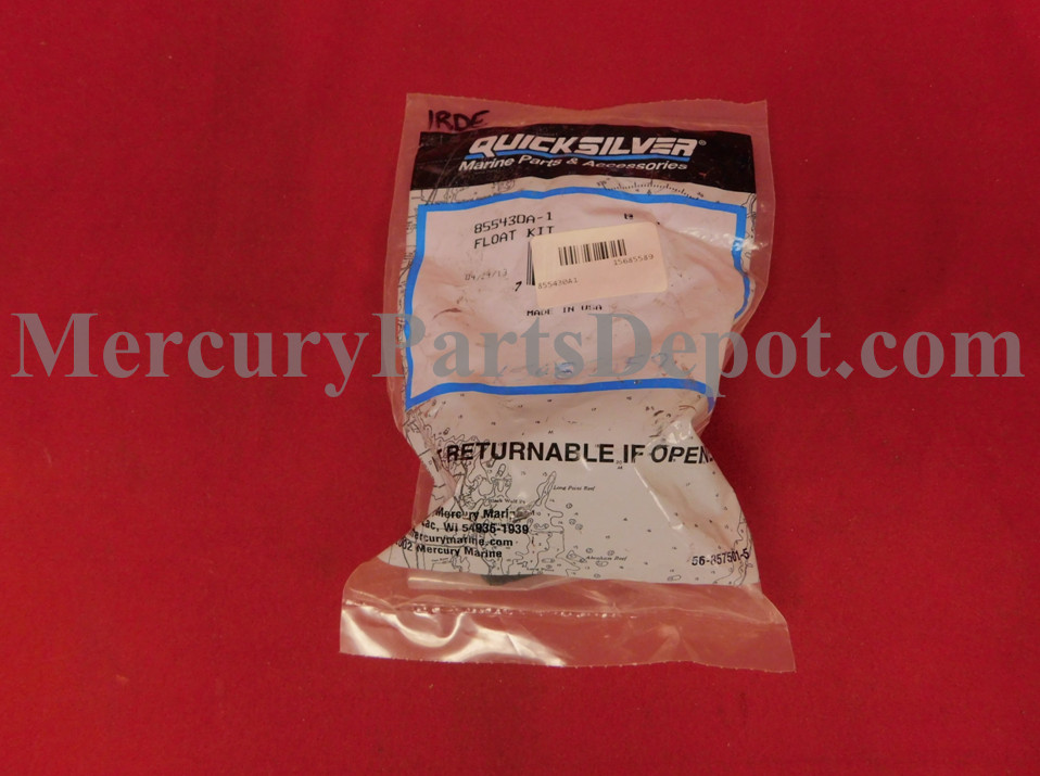 Quicksilver Float Kit - Part# 8M6004920 SS 855430A1