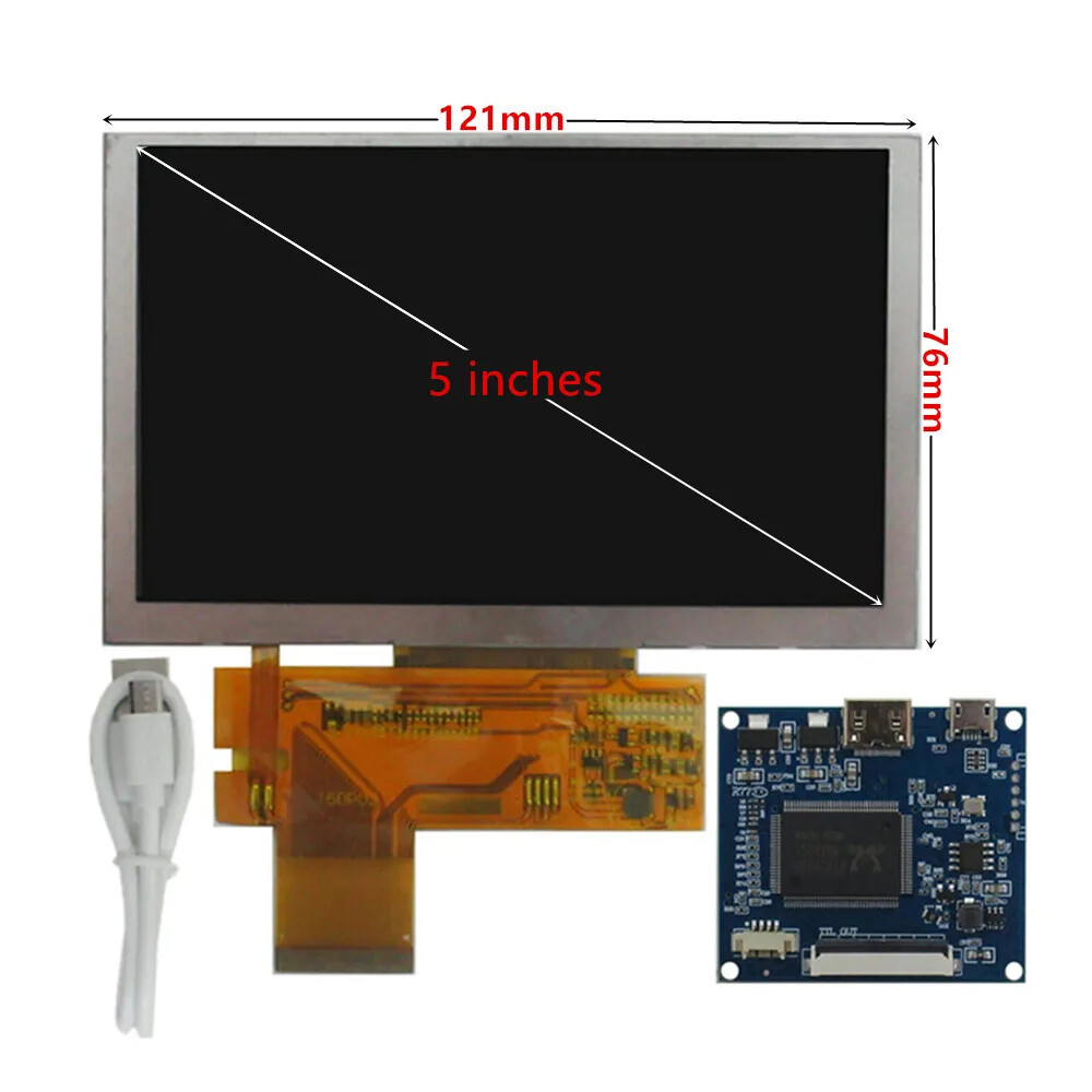 5 Inch LCD Screen Display Controller Control Driver Board Mini HDMI-Compatible
