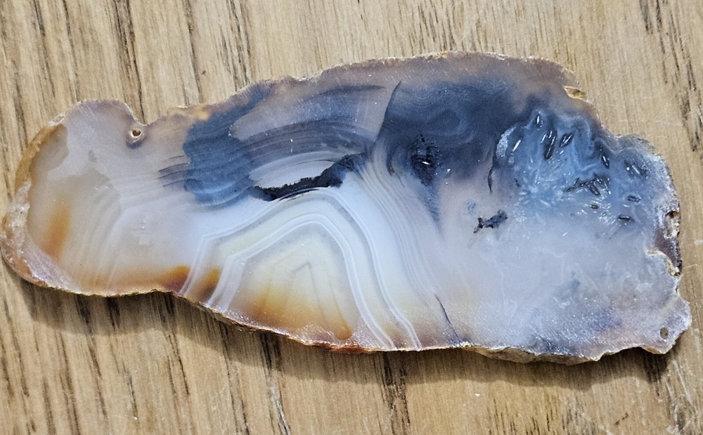Agate Lapidary Slab Locality Unknown 25 Grams