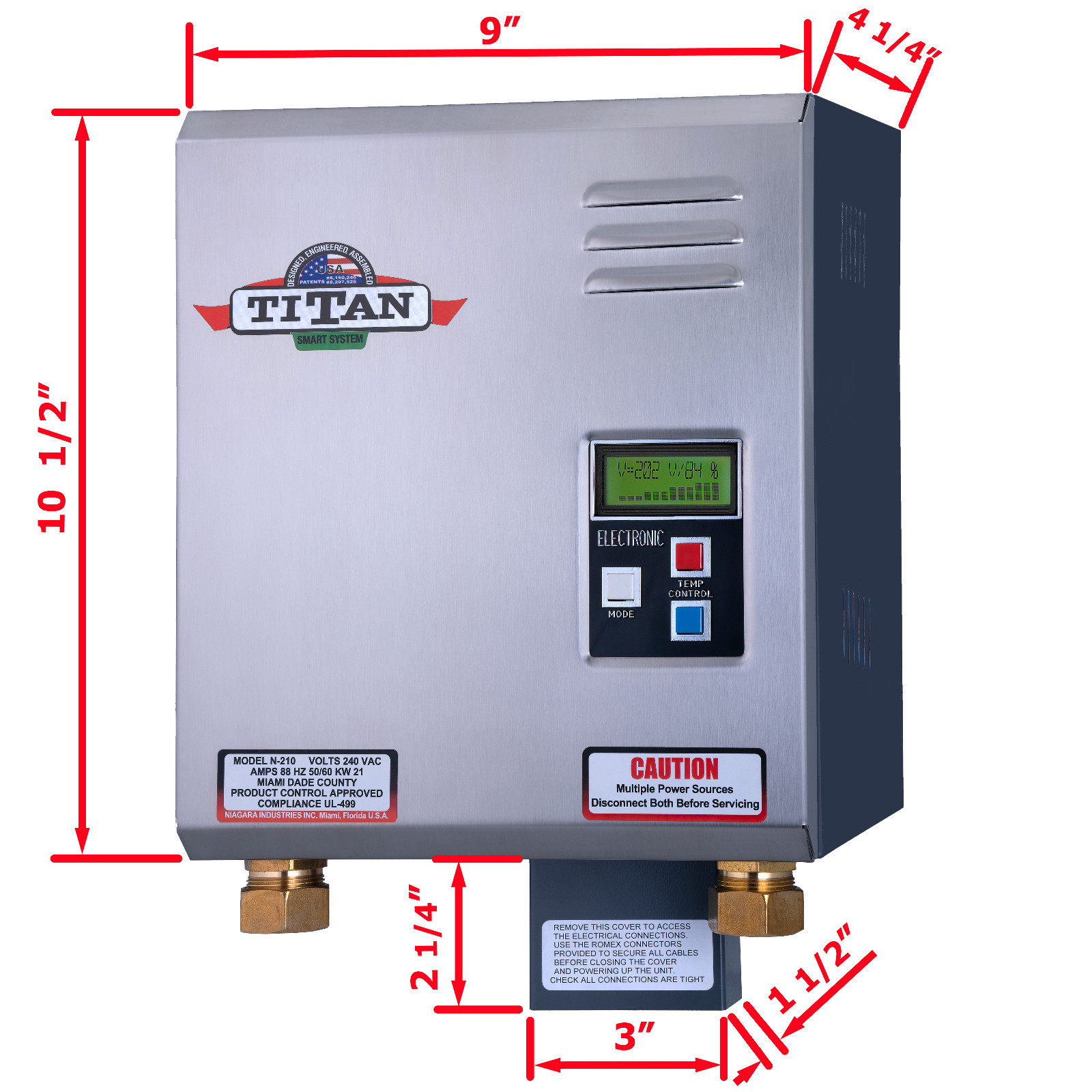 Titan N270 tankless water heater. Brand NEW Titan N-270. Ships Free the same day