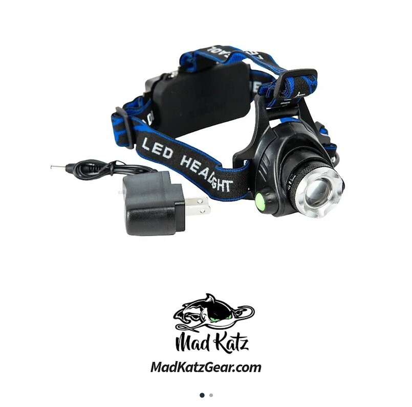 Mad Katz Black Light Head Lamp Rechargable