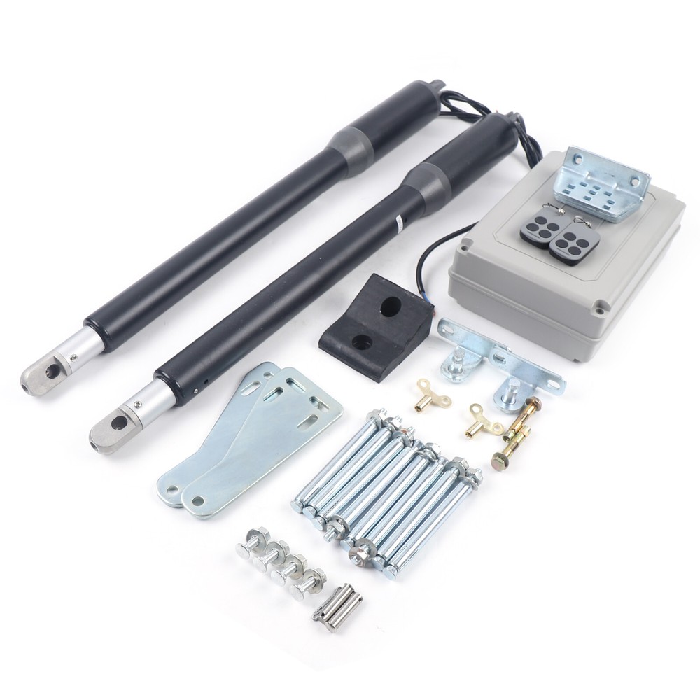 Heavy Duty Automatic Gate Opener-650lb Capacity Remote Control-Waterproof 24VDC