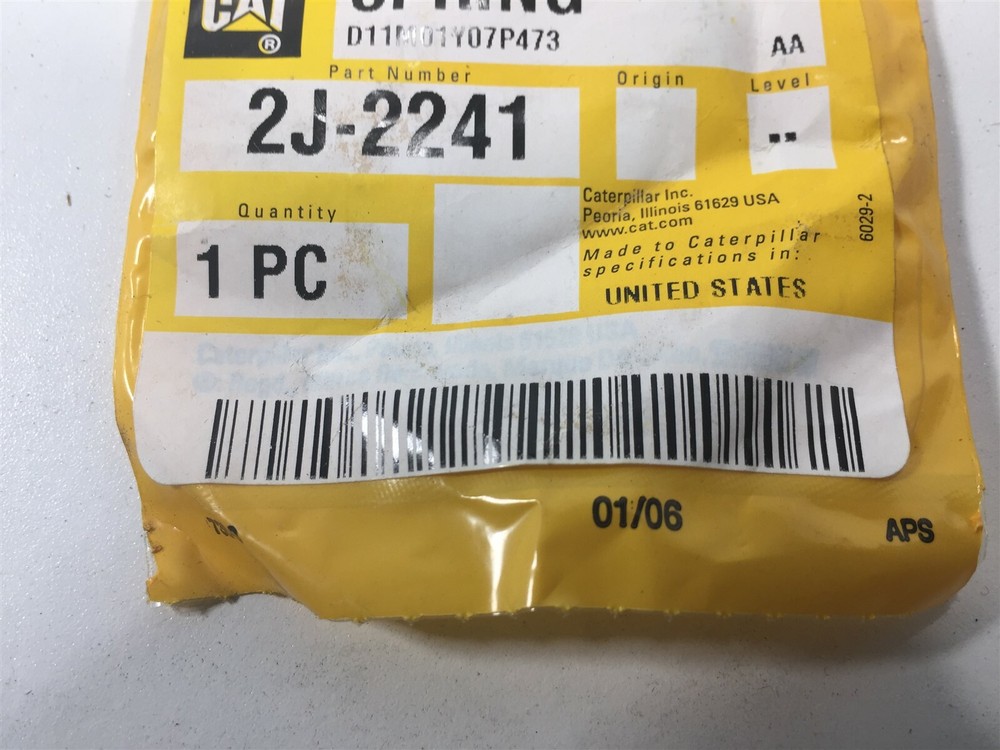 Genuine Caterpillar 2J-2241 Spring 2J2241