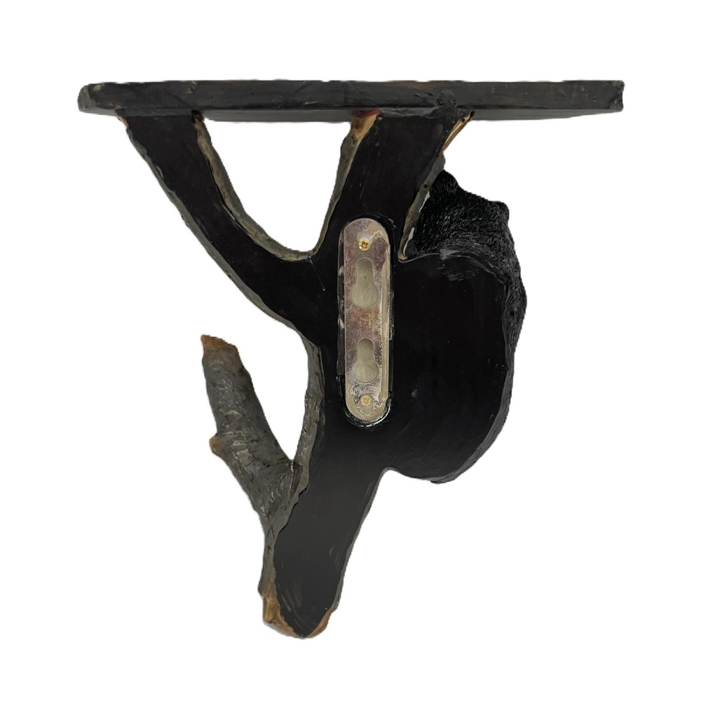 Climbing Bear Wall Shelf - Rustic, 1 Shelf, Accent Shelf, Decorative Wall She...