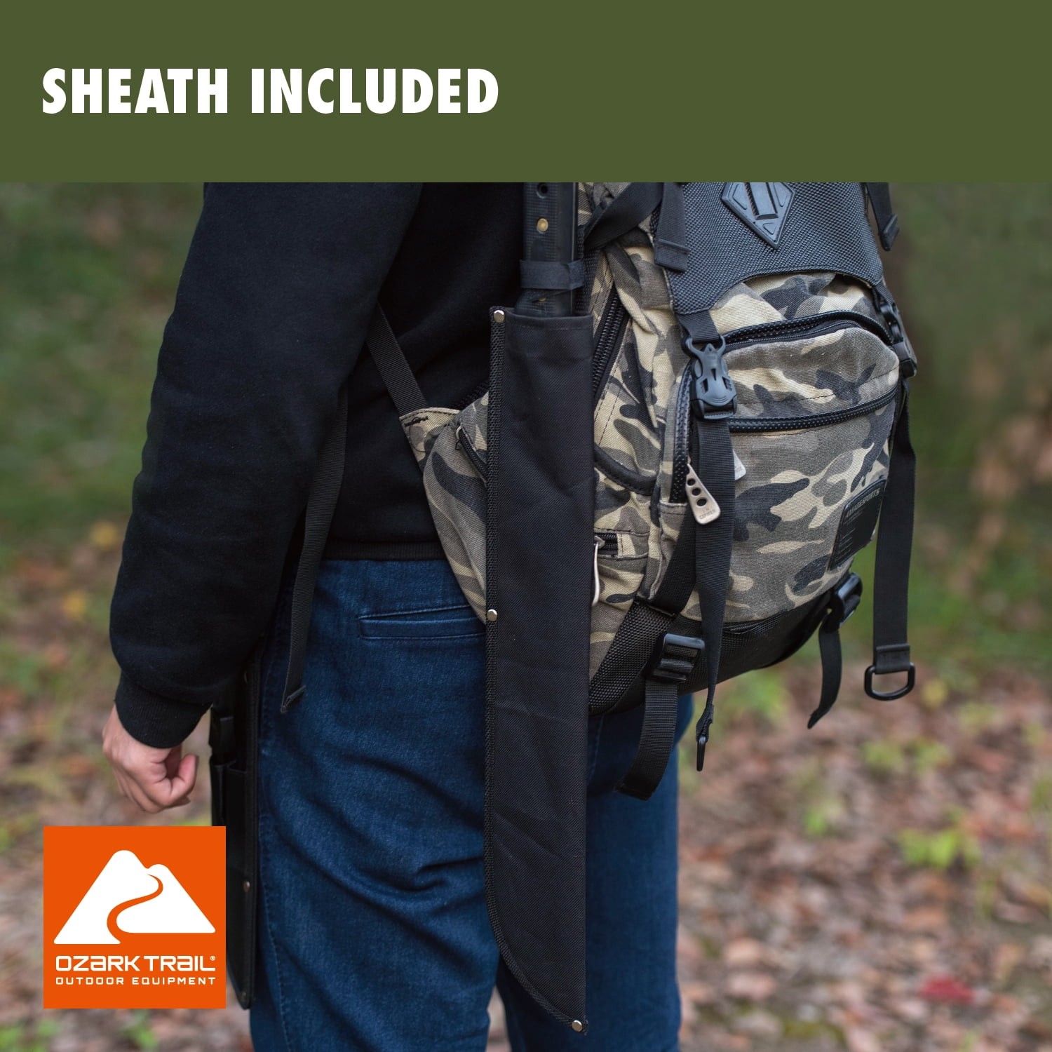 Heavy Duty Machete with Sheath 18 Inch Blade Outdoor Survival Tool for Cutting