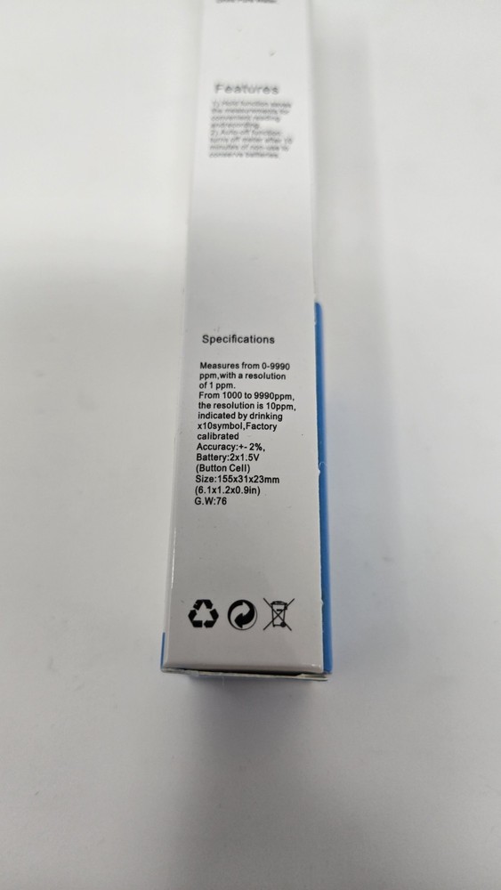 TDS 3 Meter 15 Pack Water PPM Meter