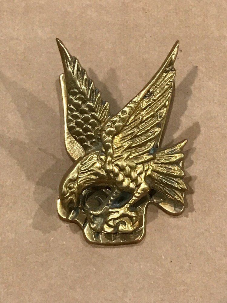 collectible metallic eagle clip