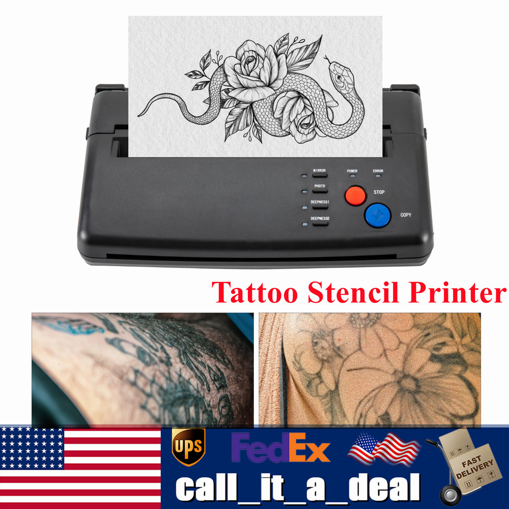 Tattoo Thermal Stencil Maker Tattoo Transfer Copier Stencil Printer Machine