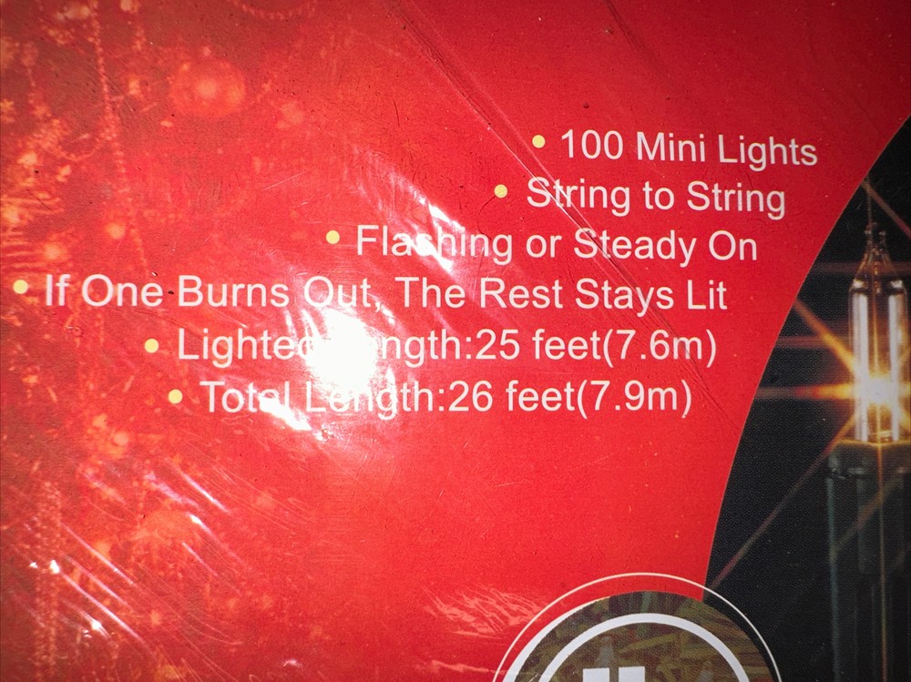 StarLight 100 Mini Lights String Lights - 5 Boxes NEW Indoor/Outdoor