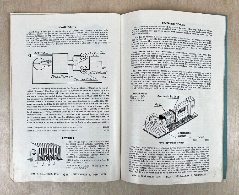 1947 Walthers Catalog for Model Railroaders