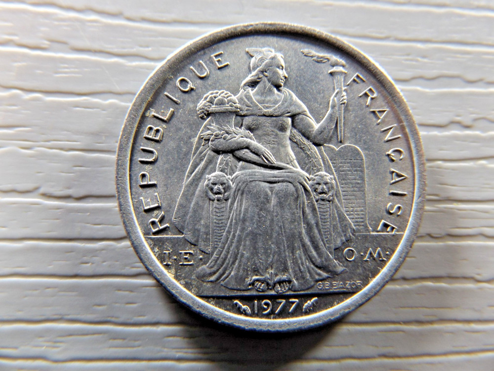 NEW CALEDONIE 1977 2 Franc