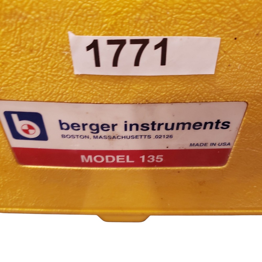 CST Berger Instruments Model 135 Surveying Transit Level with Hard Case