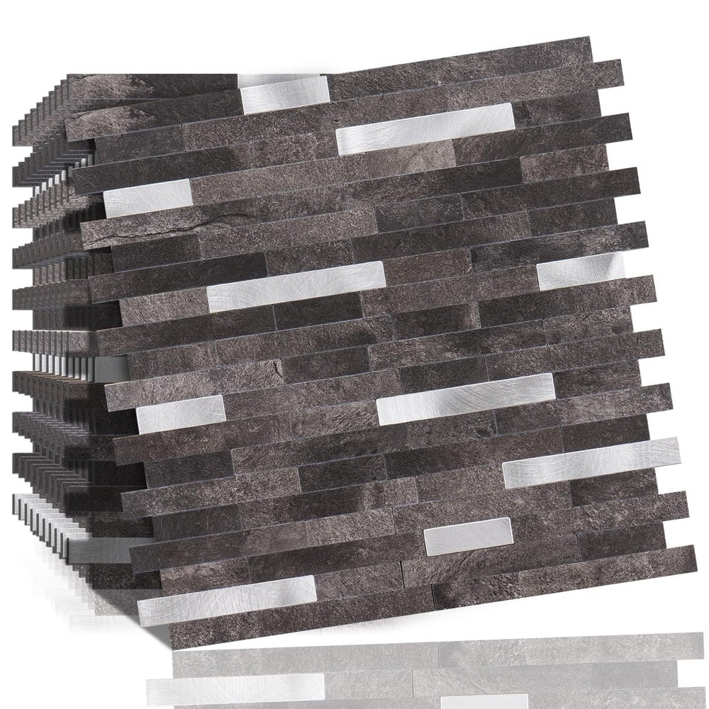10 Sheets Peel and Stick Backsplash Tile, Stick on Backsplash for Kitchen and...