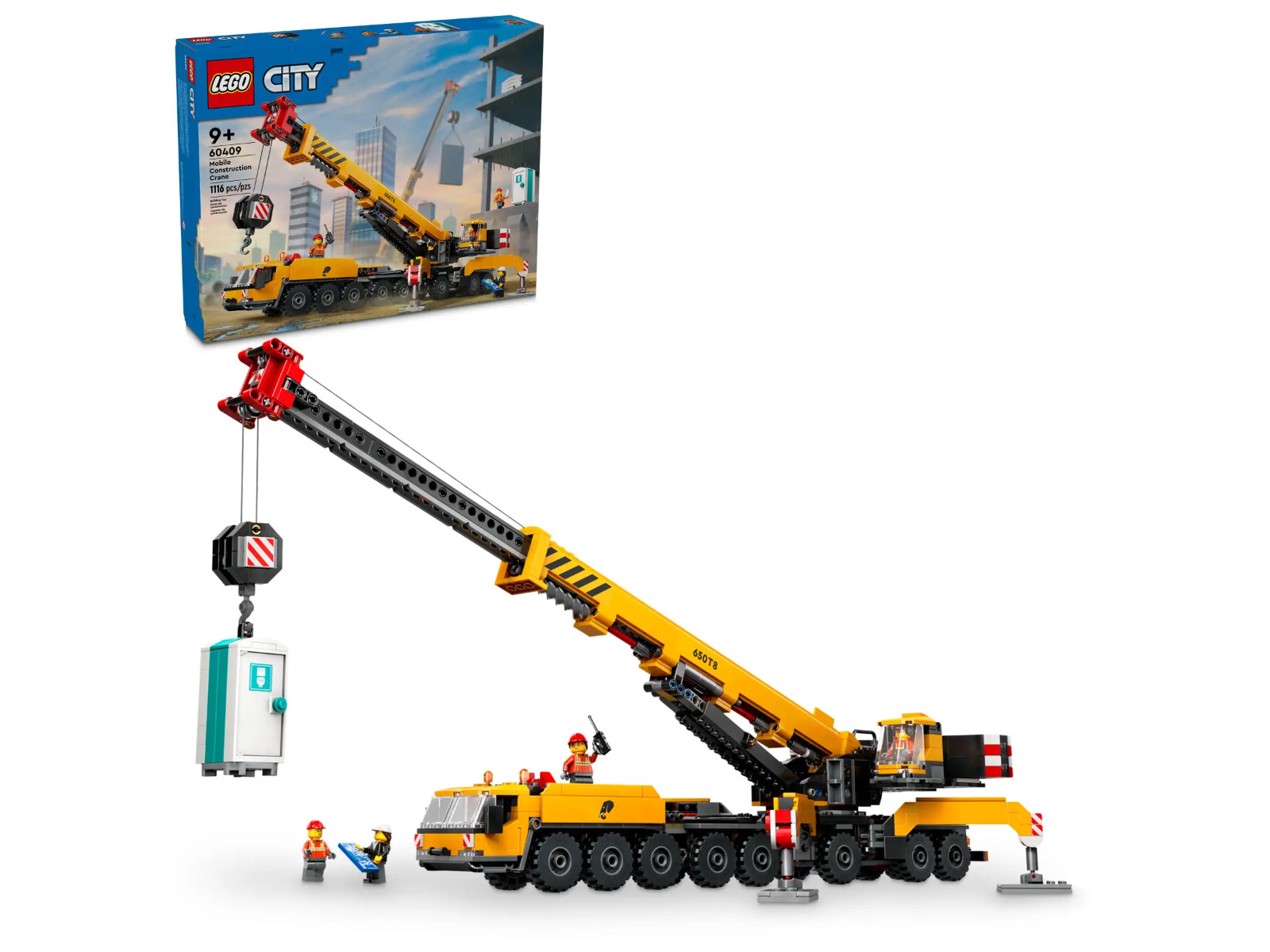 LEGO 60409 City Yellow Mobile Construction Crane (New & Sealed)