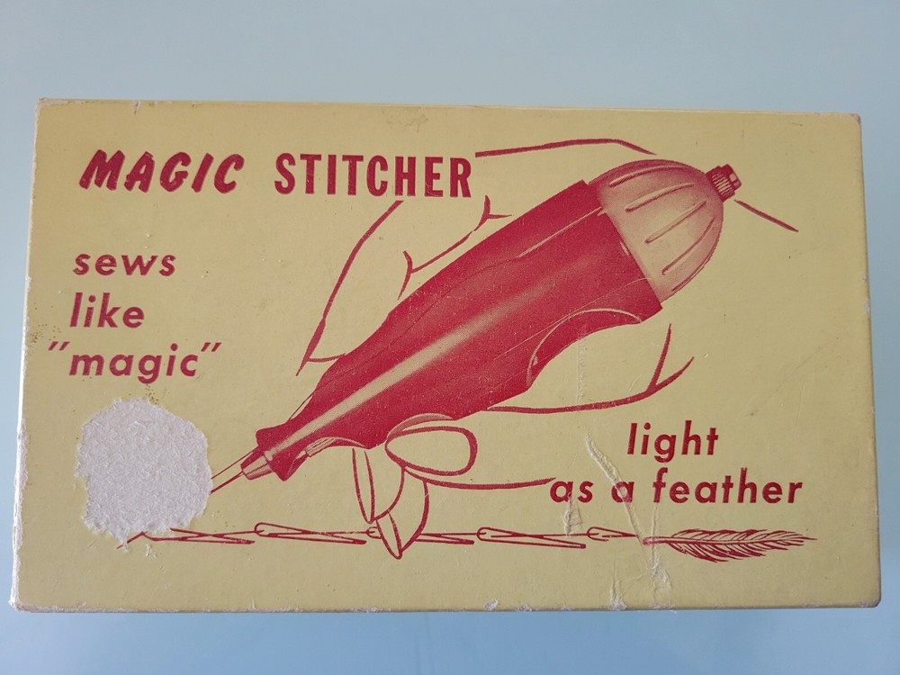 Vintage Magic Stitcher Sews Like Magic Light As A Feather,preowned Original Box