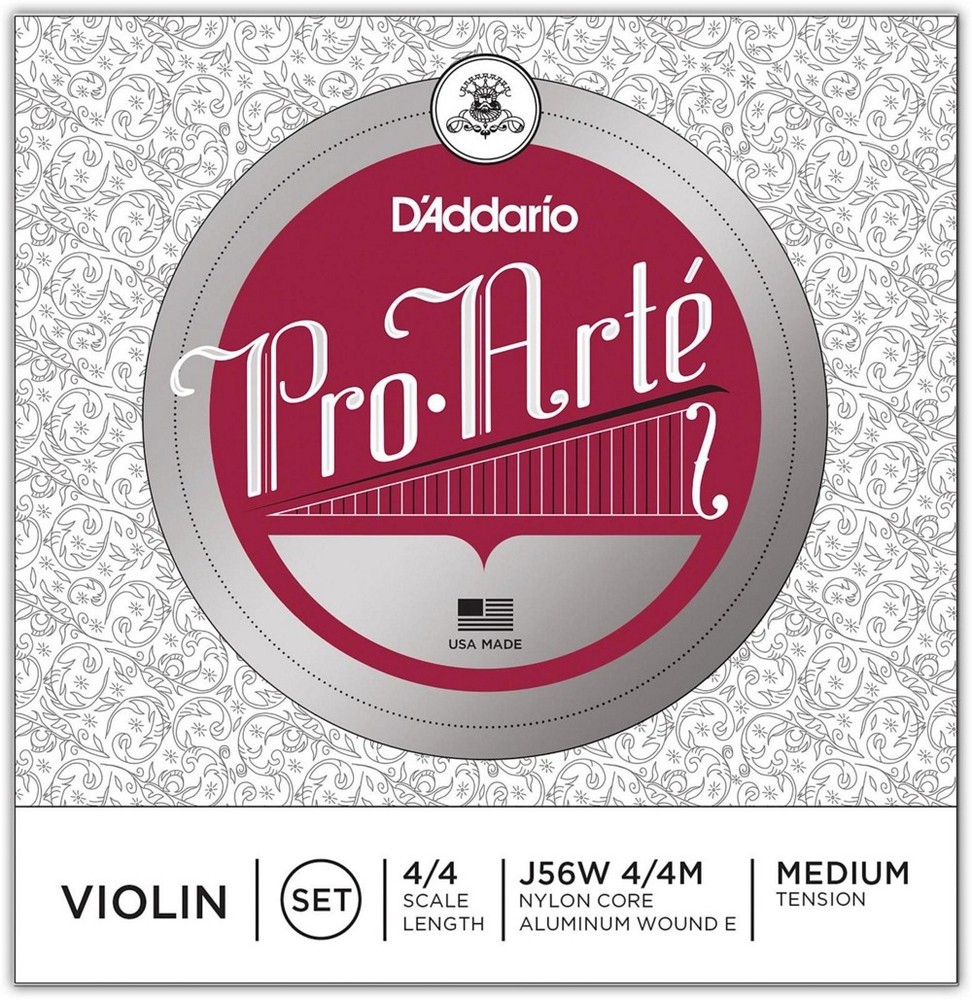D'Addario Pro-Arte Series Violin String Set 4/4 Size Wound E