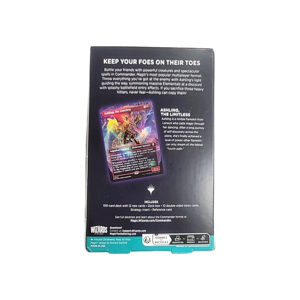 Lorwyn Eclipsed Commander Deck Dance of the Elements Magic The Gathering SEALED