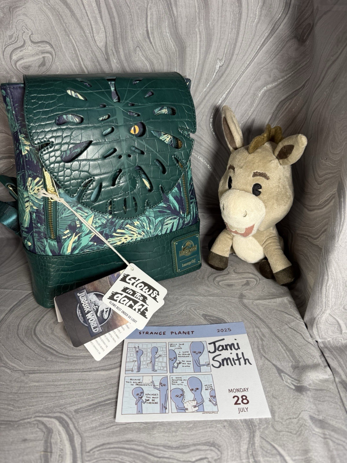 Disney Parks Loungefly Mini Blue Sequin Make A Wish Silver Stars ✨ Read✨