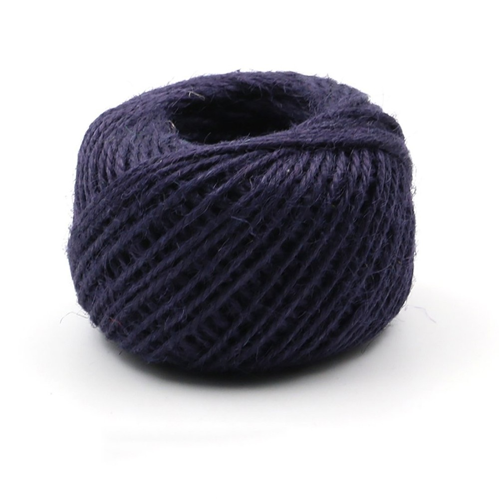 Jute Twine Rope, Navy Blue String, String for 54 Yards,