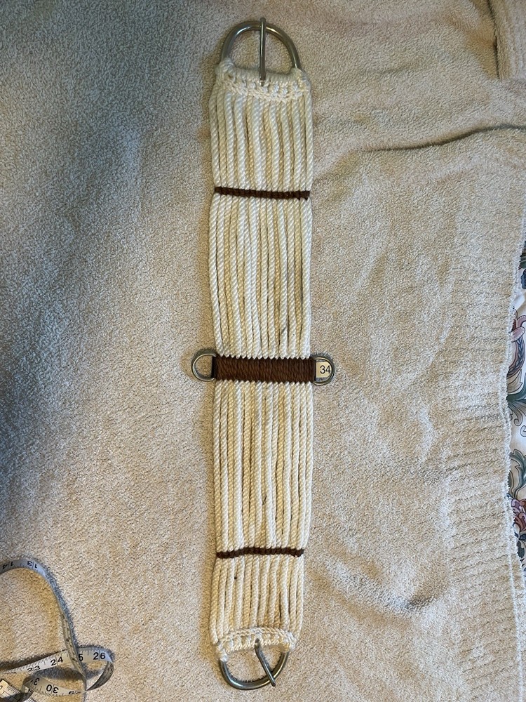 Western String Cinch Girth 34 Inch