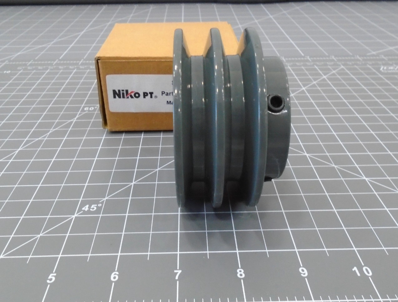 NEW Niko 2AK32X5/8 2 Groove V Belt Pulley 3.25" OD 5/8 Inch Shaft Bore Cast Iron