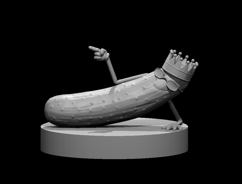 Pickle King Creature Monster Manual 28mm Scale DND D&D Tabletop Mini
