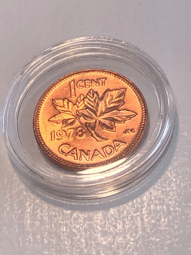 1978 Canada One Cent 1 Penny Coin 1¢ .01
